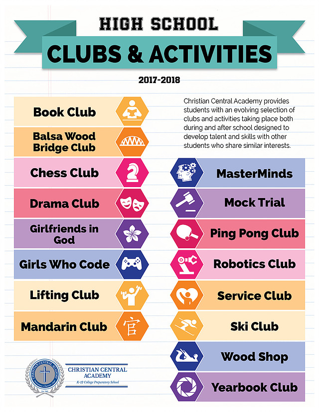 CCA Clubs Activities Christian Academy School In Buffalo NY 