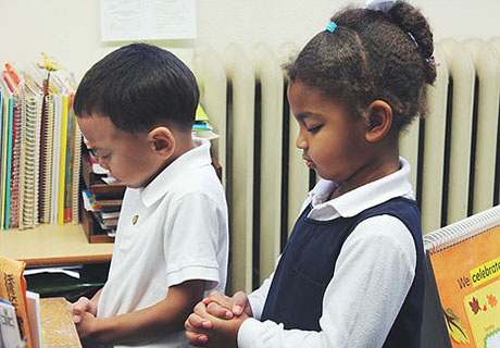 Students of CCA Praying Together